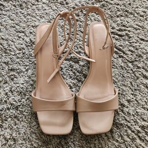 A New Day Nude Block Heels